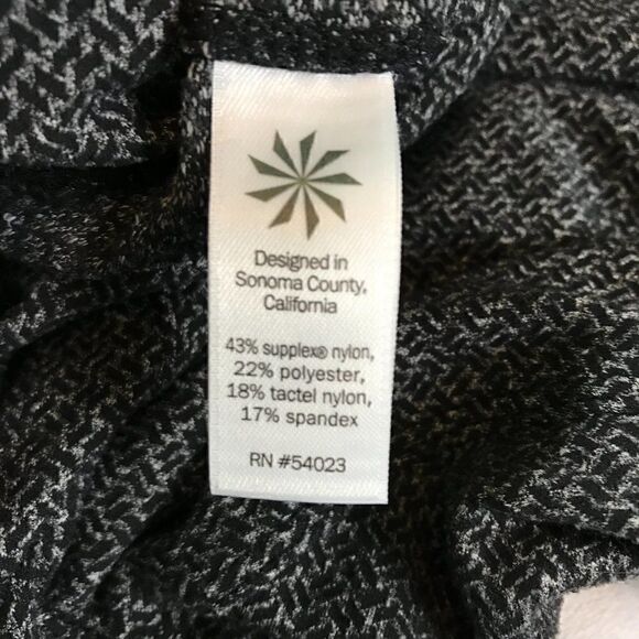 Athleta Womens Black White Activewear Pant Medium - Picture 4 of 9